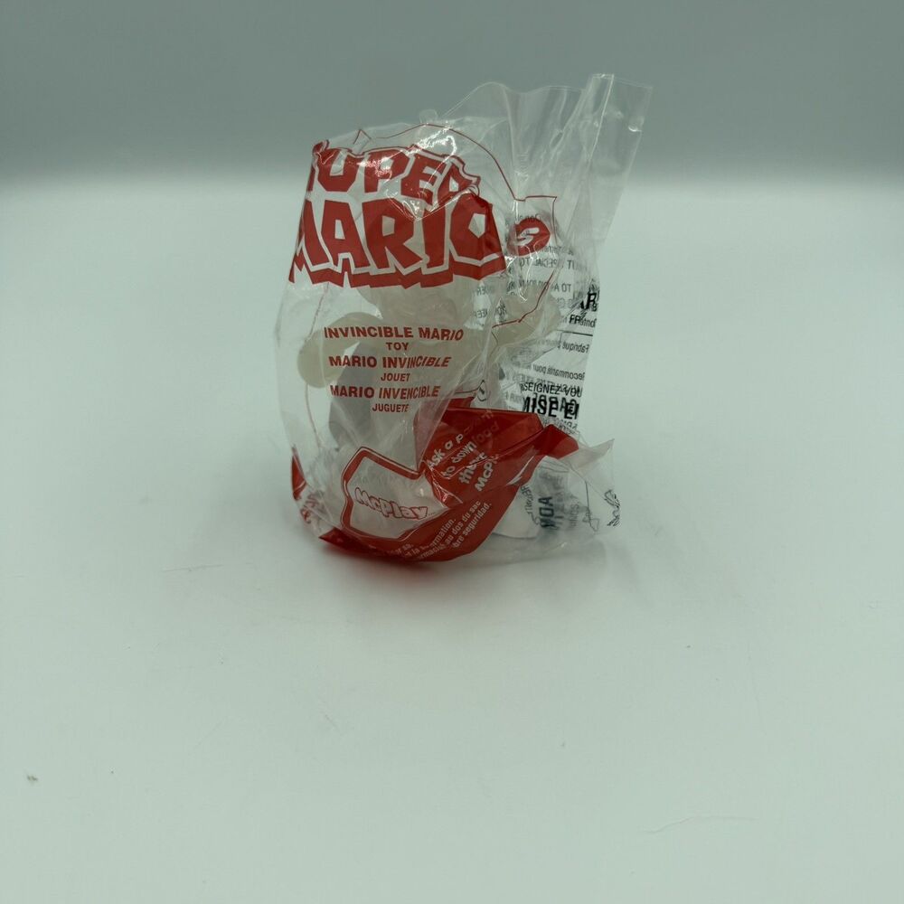2017 Super Mario McDonald's Happy Meal NIP Invincible Mario